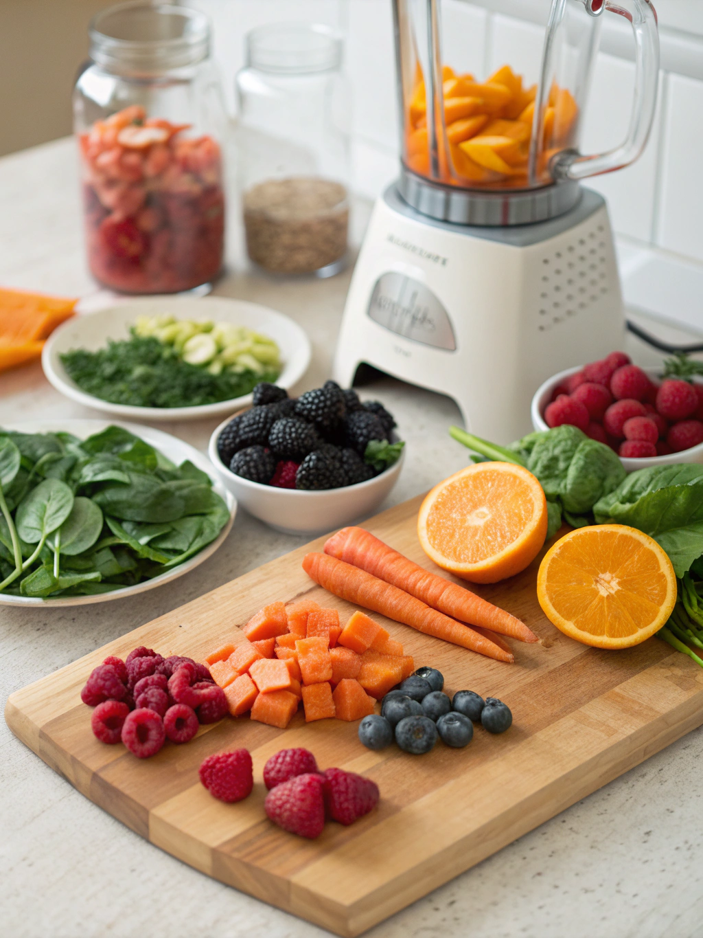 Antioxidant Juice preparing steps