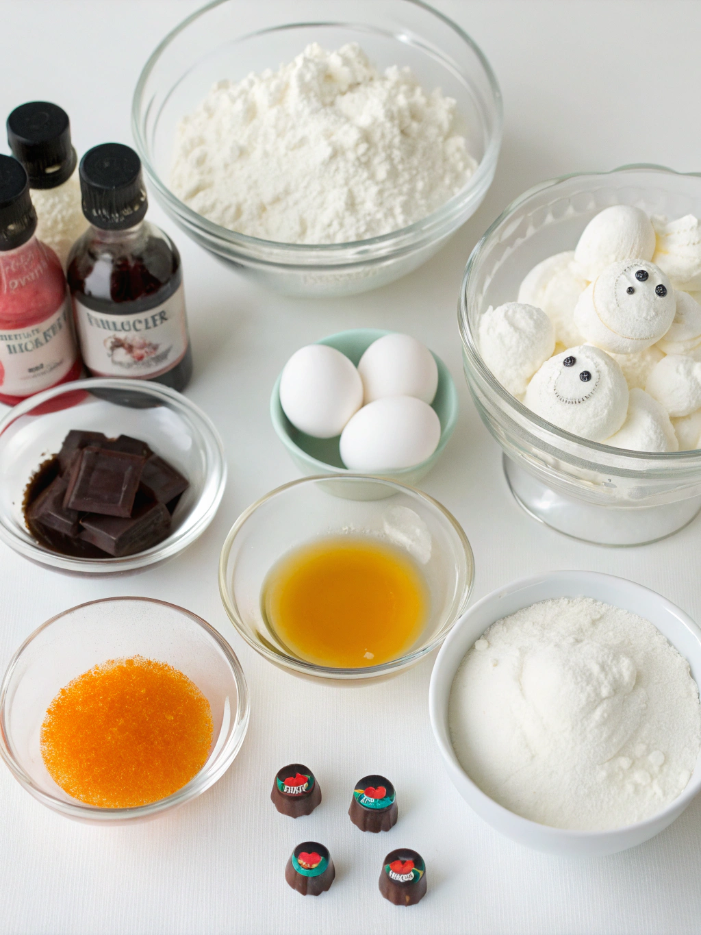 Ghostly Meringue Cupcakes ingredients