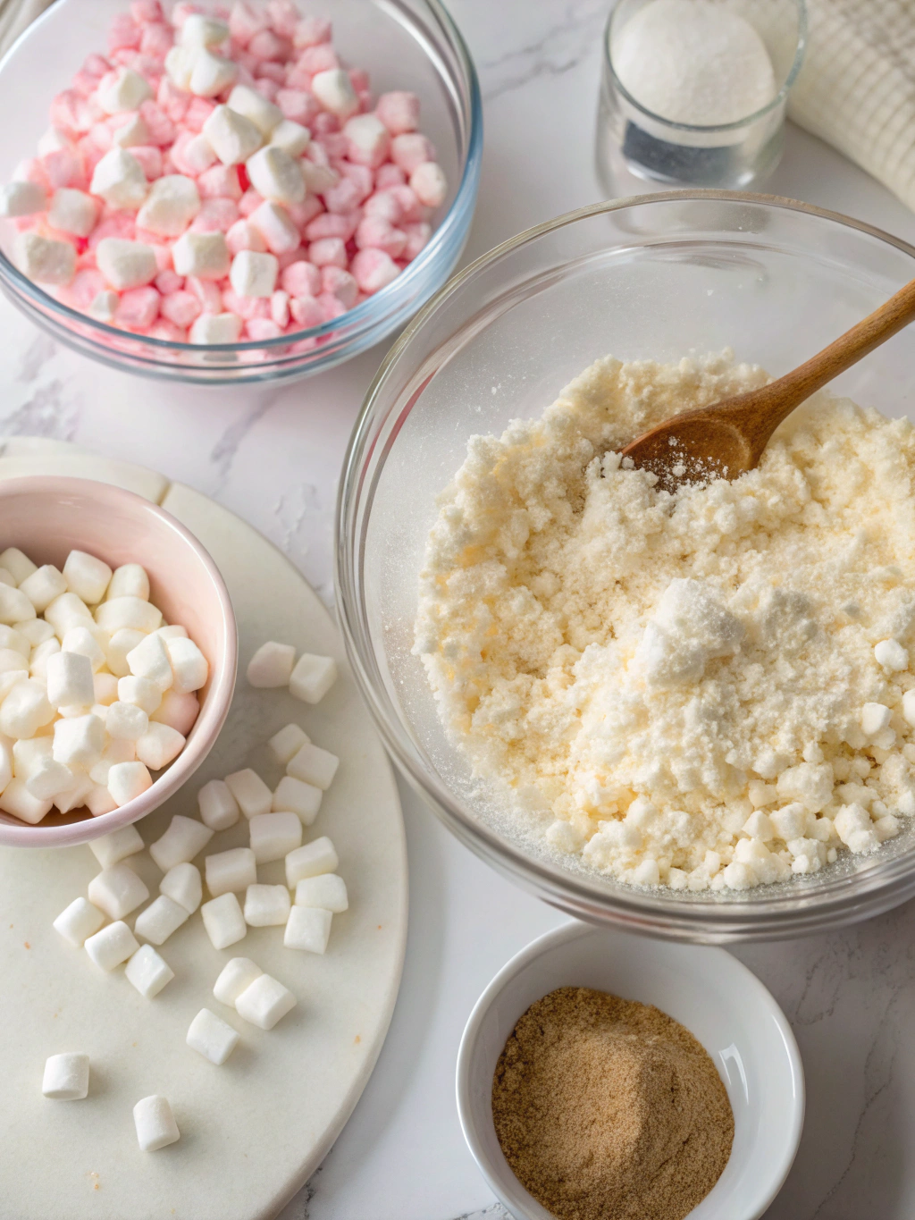 Marshmallow Rice Bubbles preparing steps