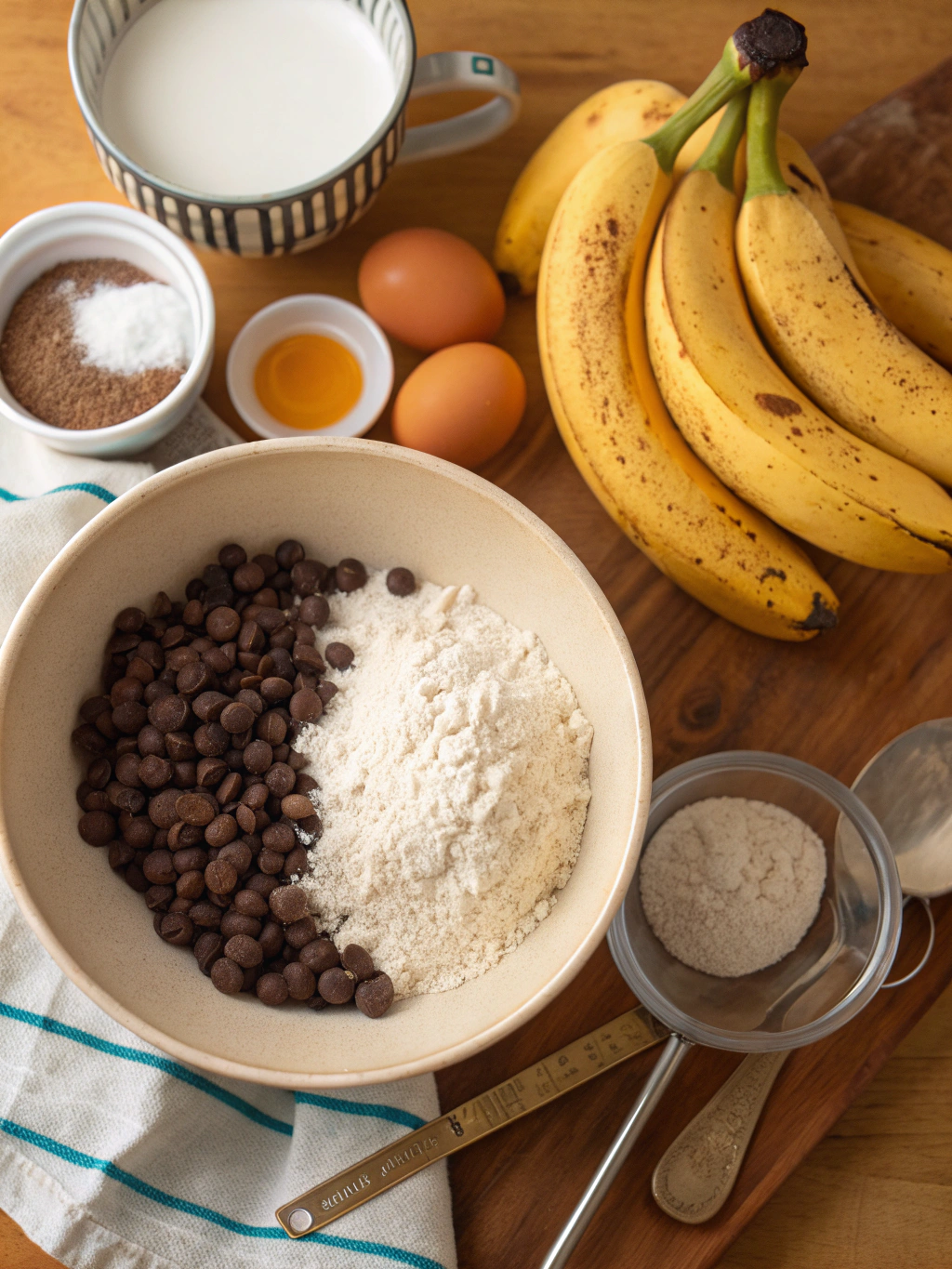 chocolate chip banana bread ingredients