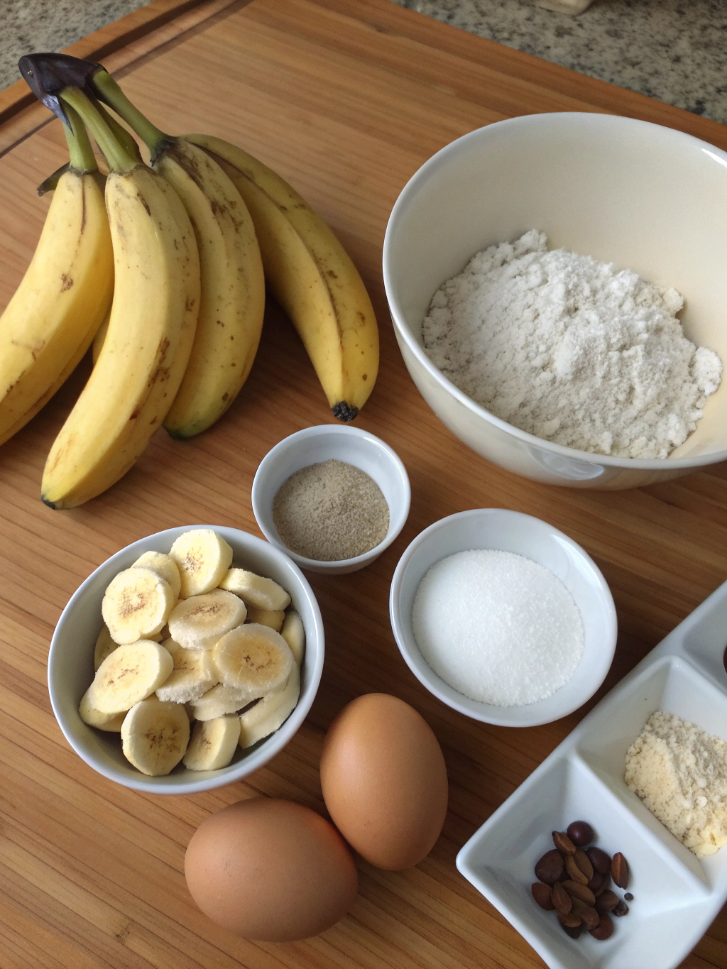 classic banana bread ingredients