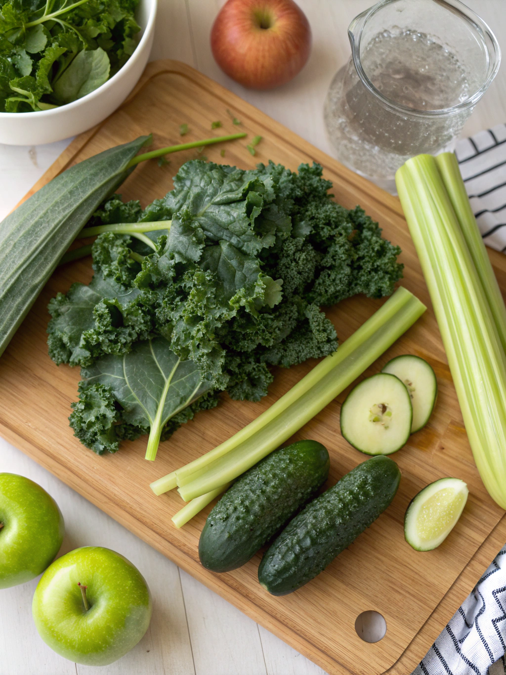 Green Juice Recipe ingredients