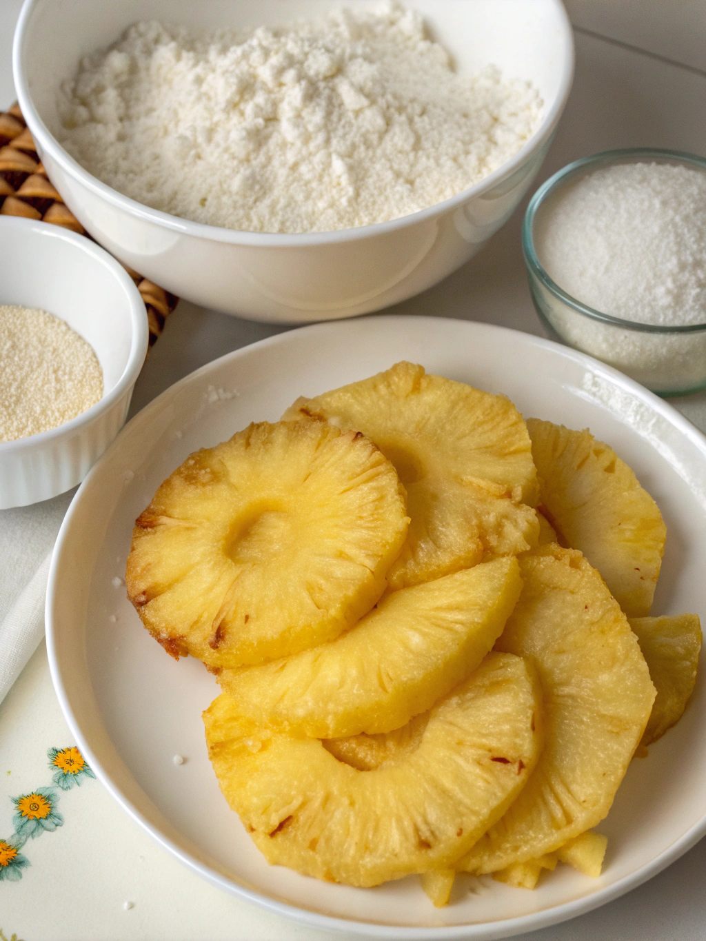 fried pineapple ingredients