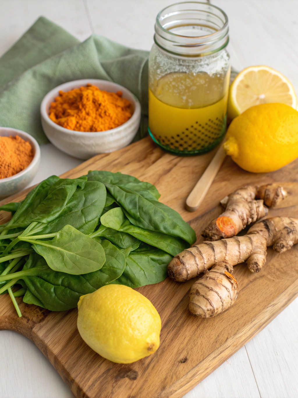 Turmeric Juice Recipe ingredients