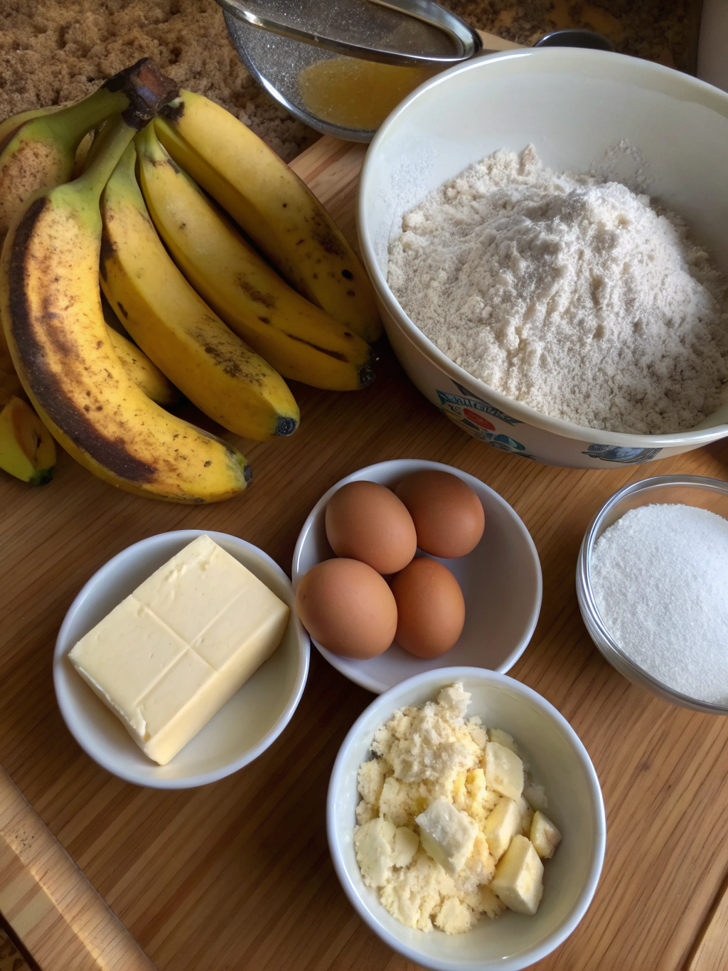 moist banana bread ingredients