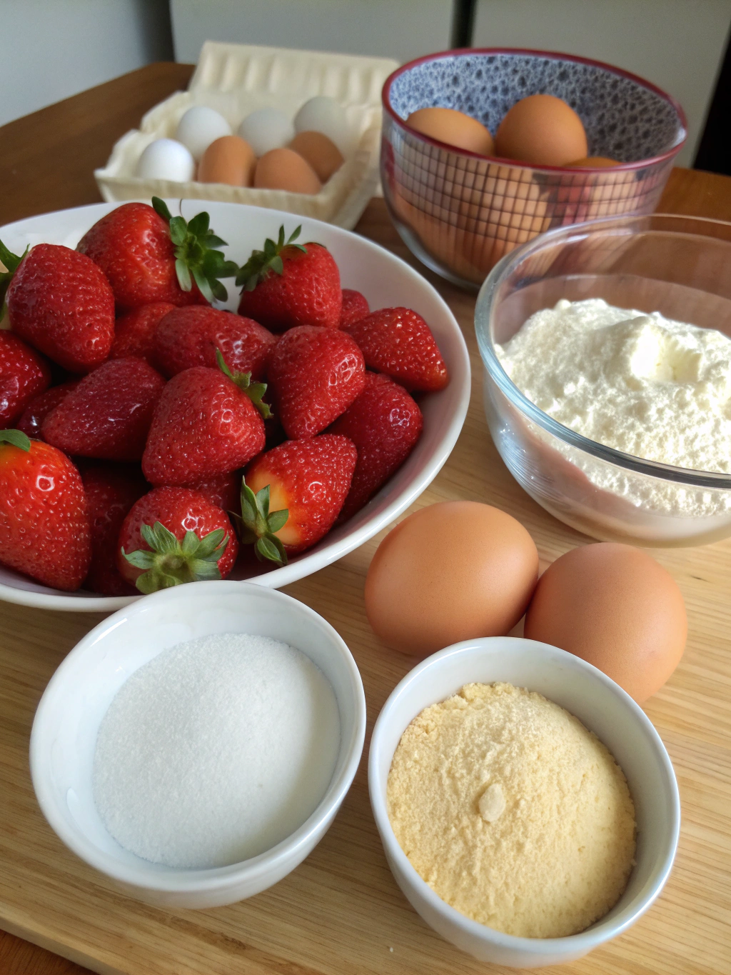 strawberry cream puffs ingredients