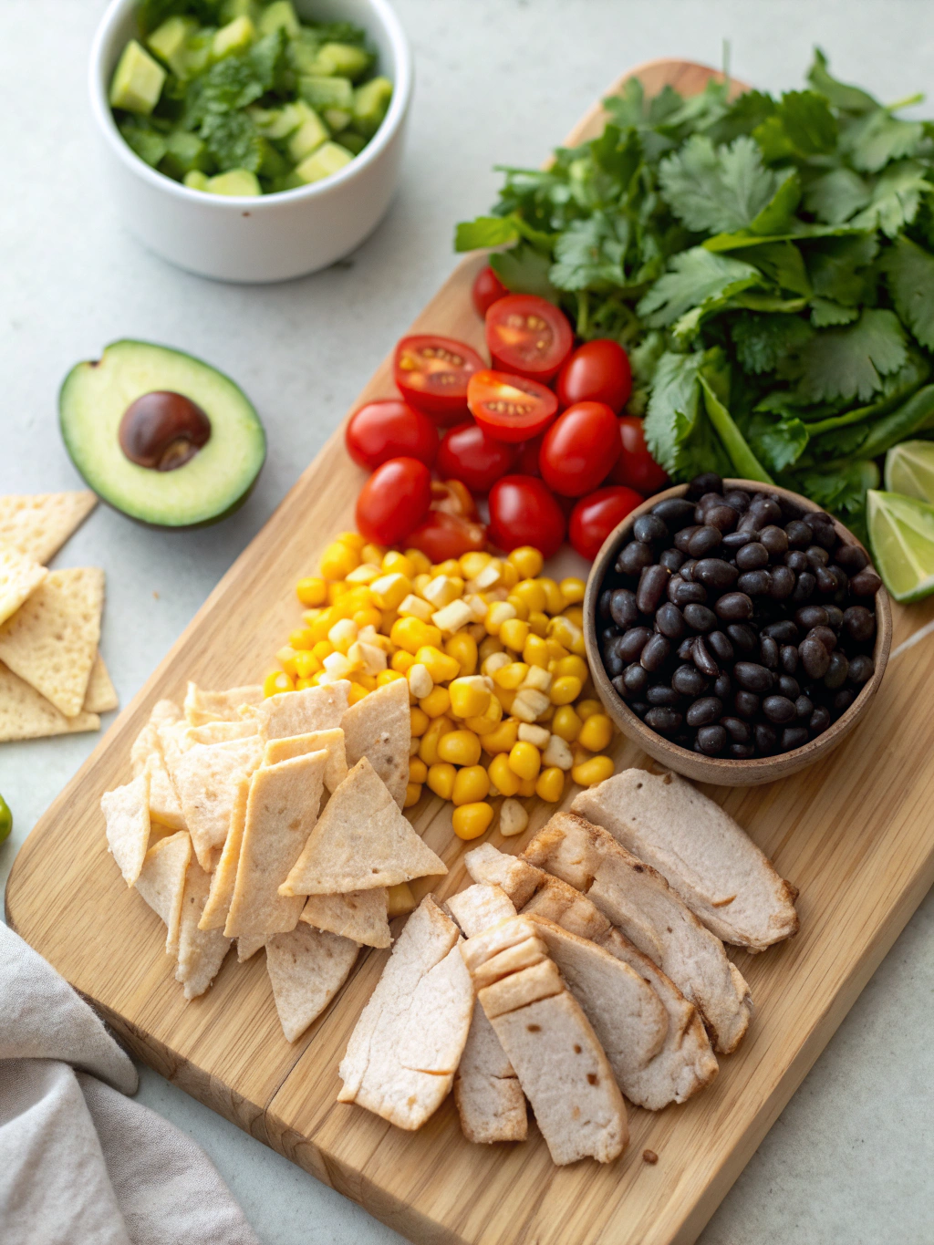 Southwest Chicken Salad ingredients