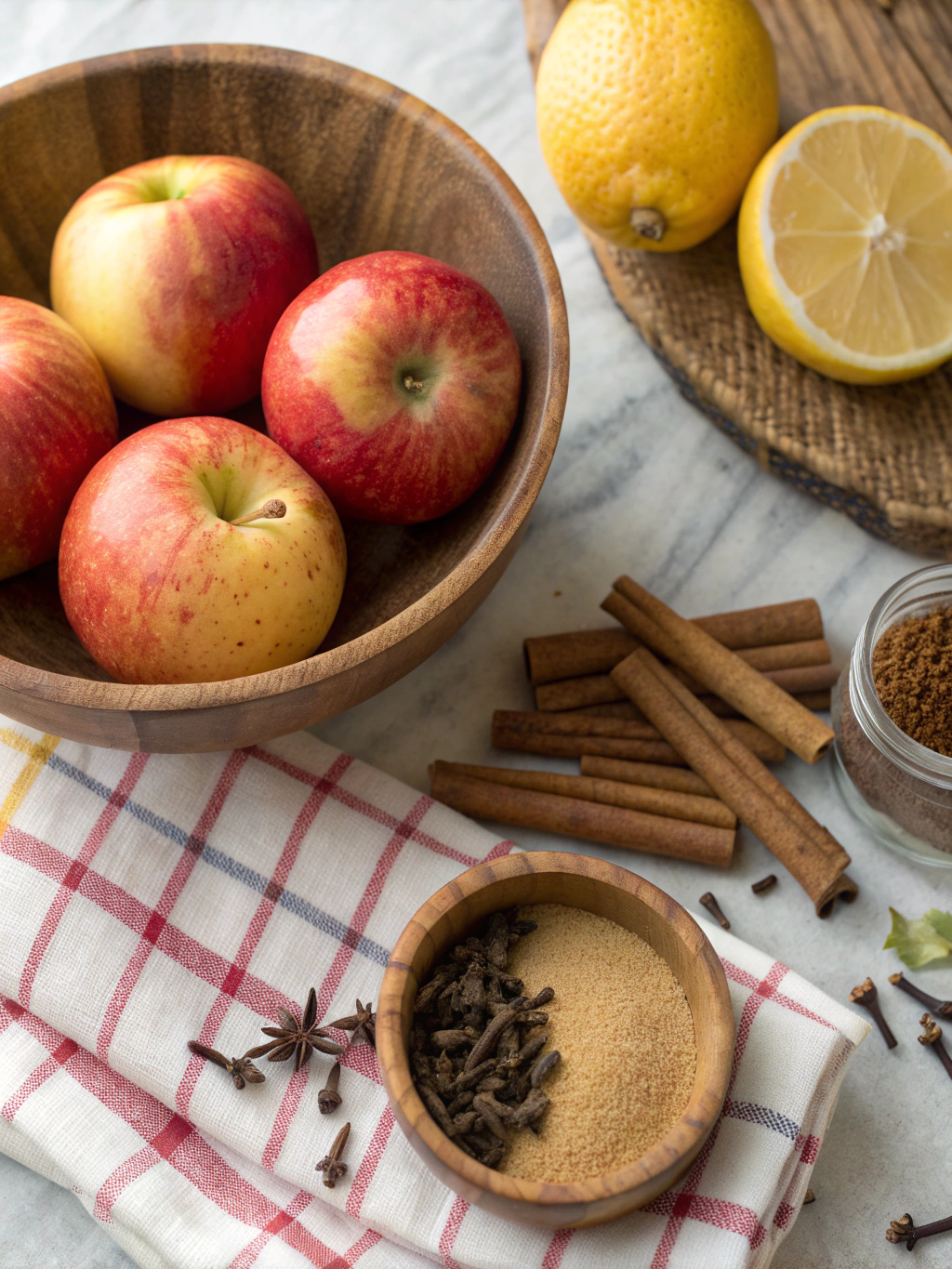 homemade apple cider ingredients