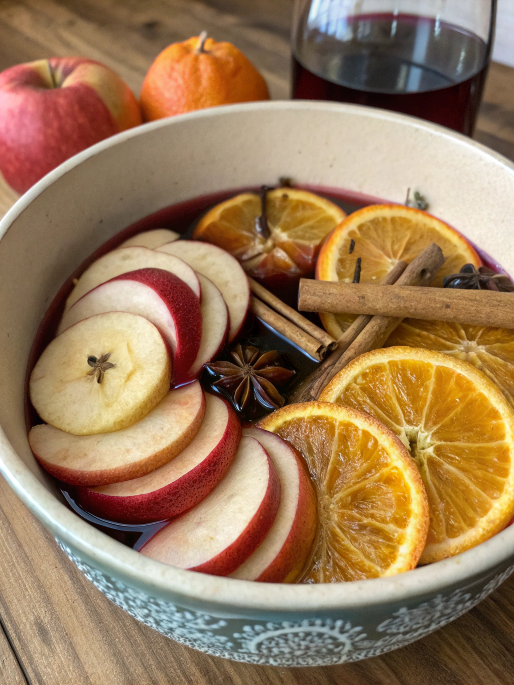 apple cider sangria ingredients