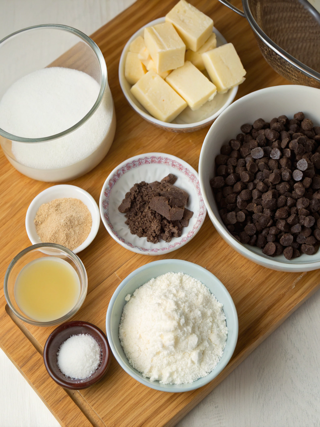 Milk Chocolate Stuffed Cookies ingredients