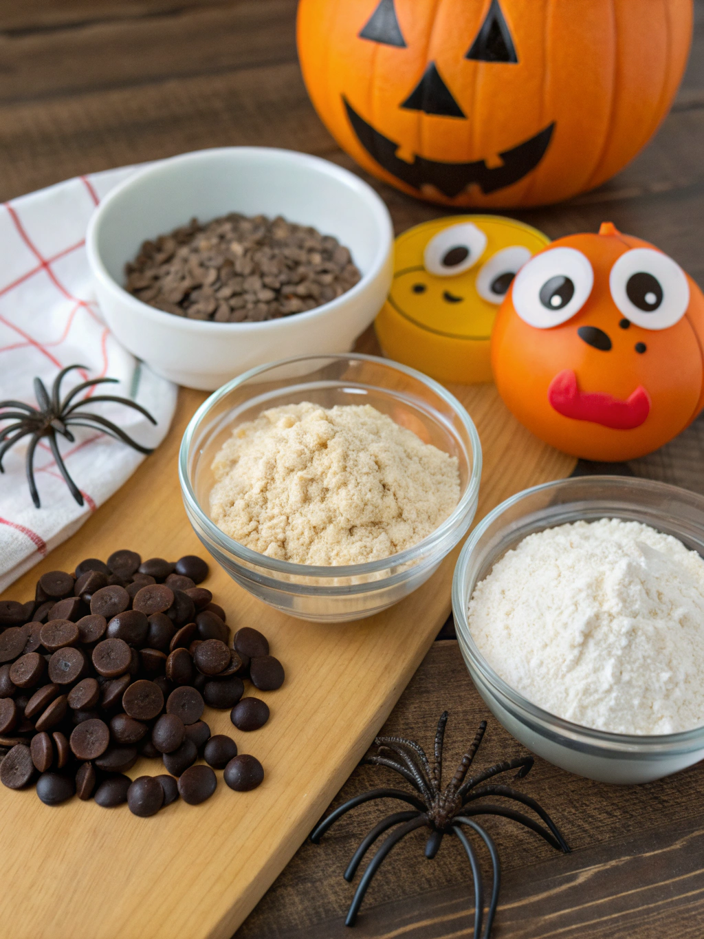 Halloween Spider Cookies ingredients