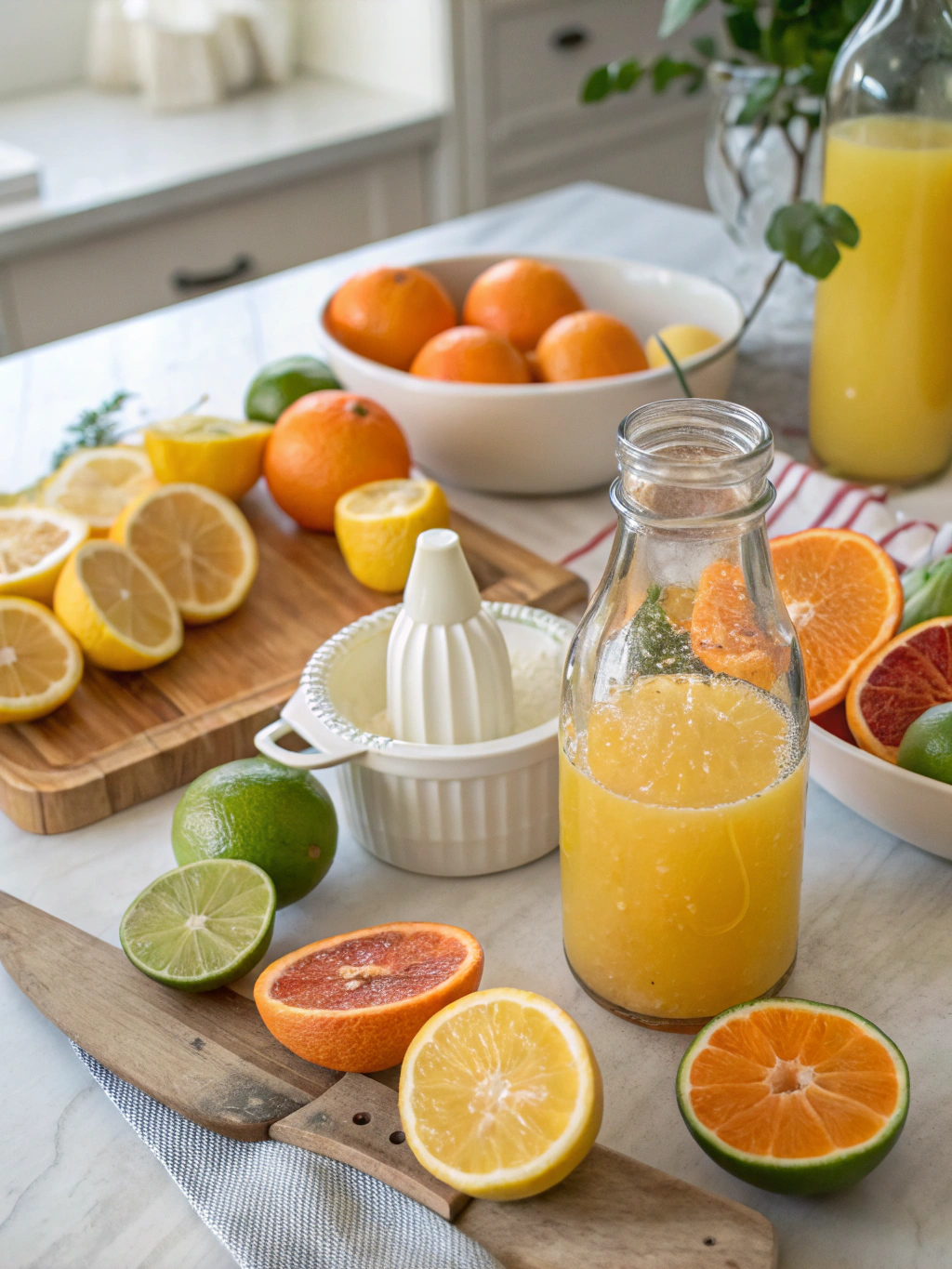 Citrus Juice Cleanse Recipe preparing steps
