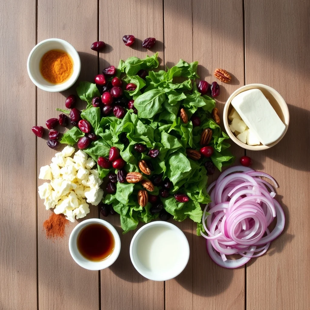 Cranberry Goat Cheese Salad