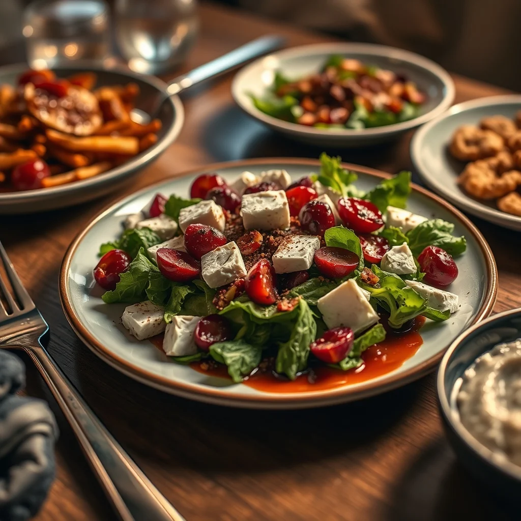 Cranberry Goat Cheese Salad
