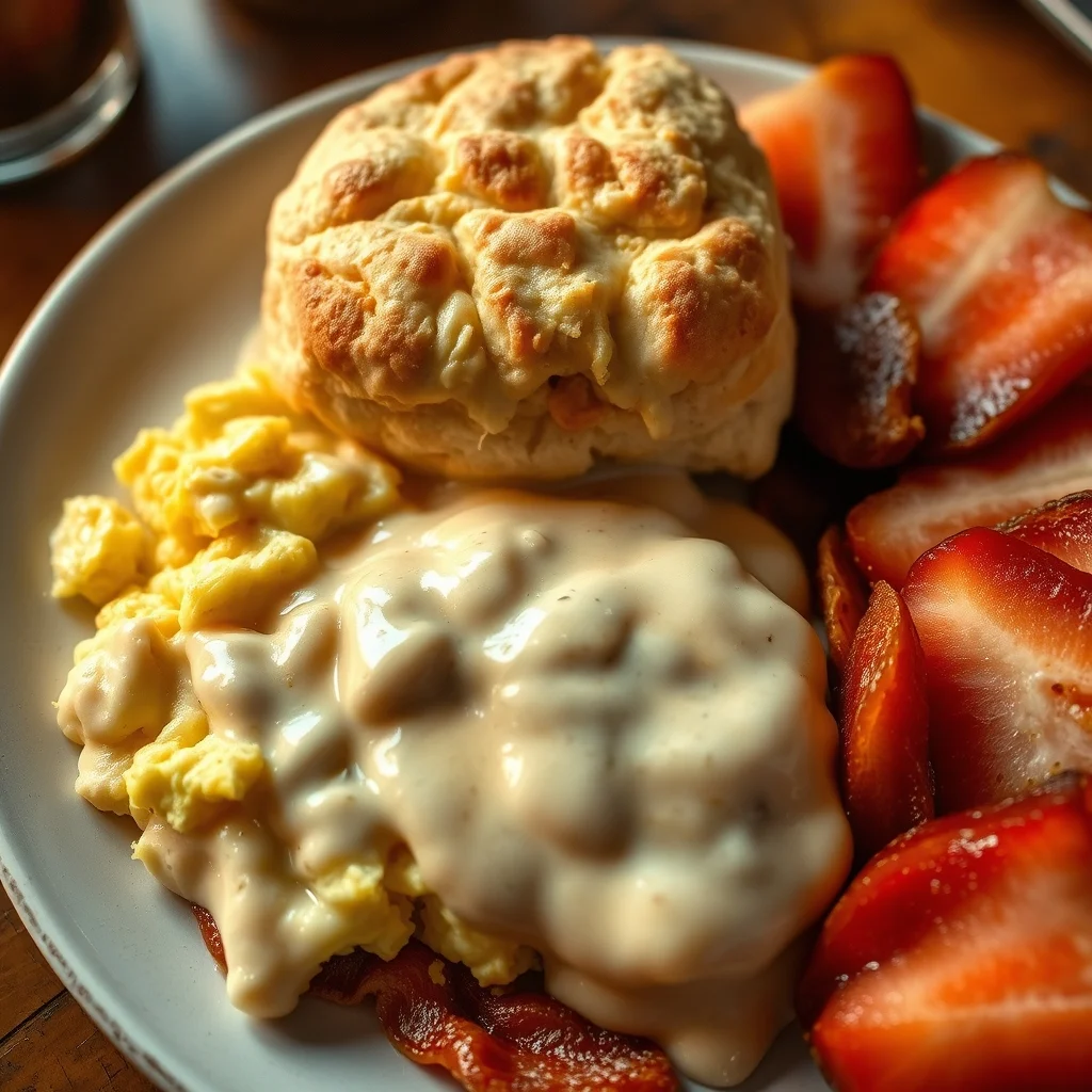 Homemade Biscuits Gravy
