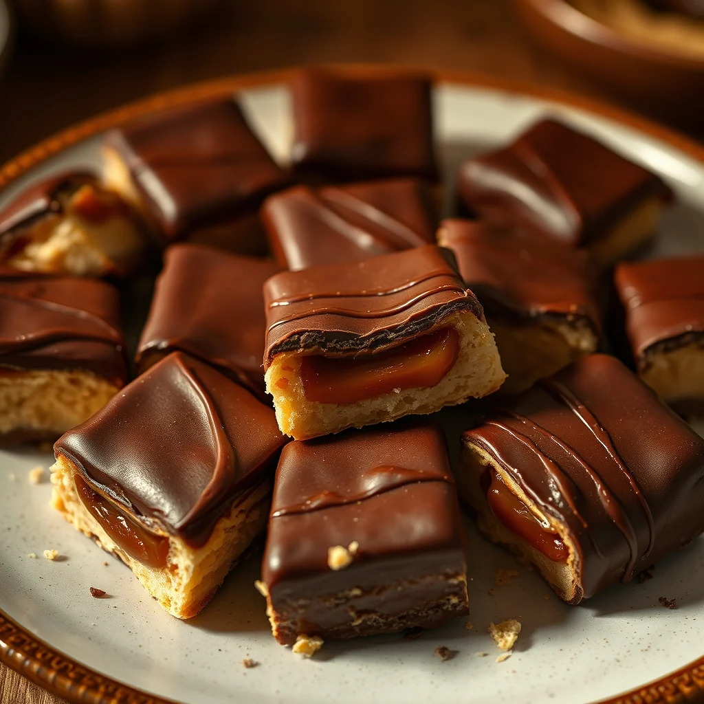 Homemade Twix Bites