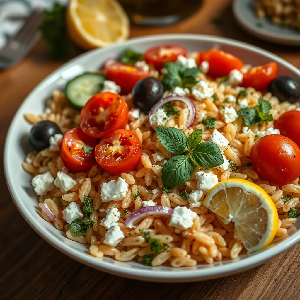 Mediterranean Orzo Salad