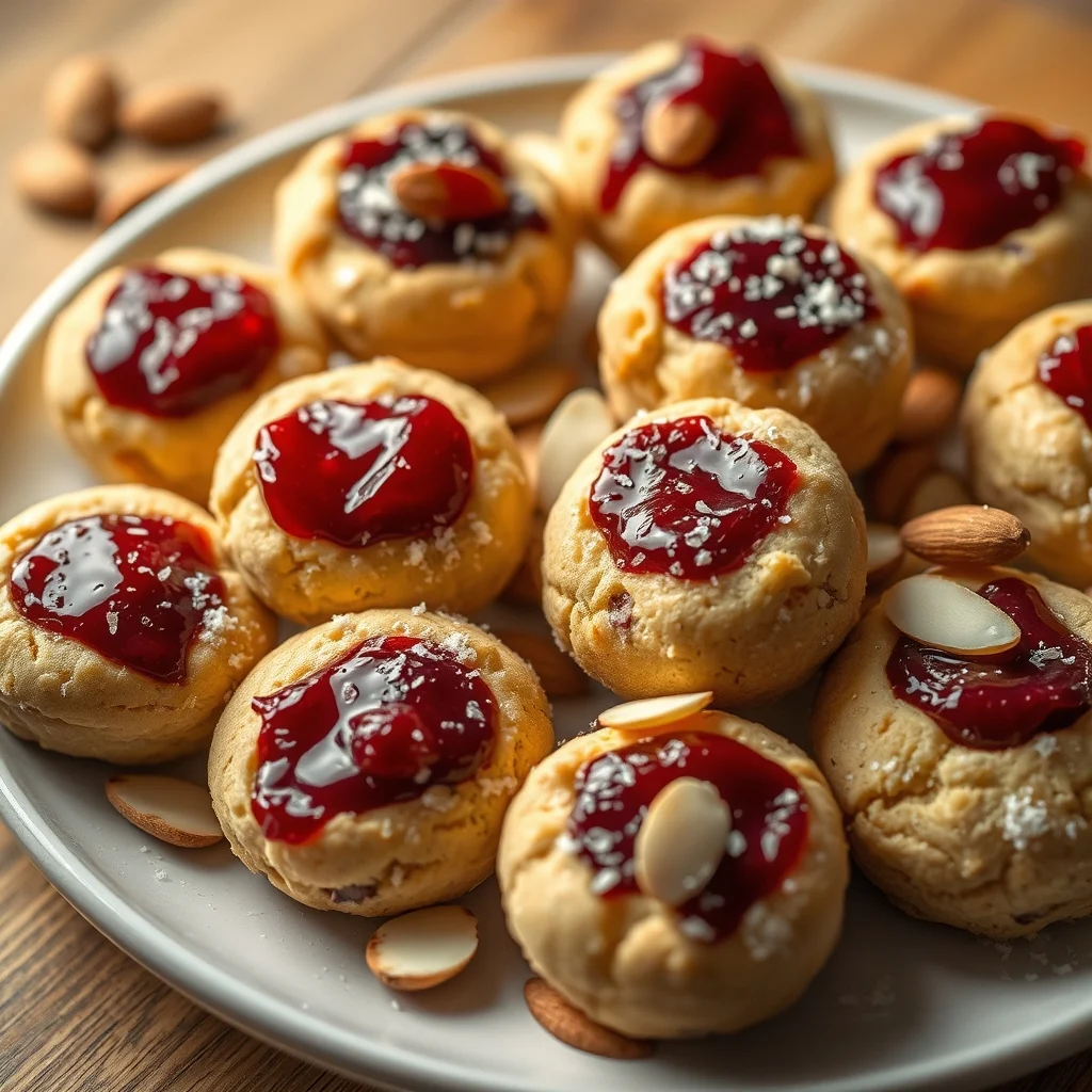 Raspberry Almond Bites