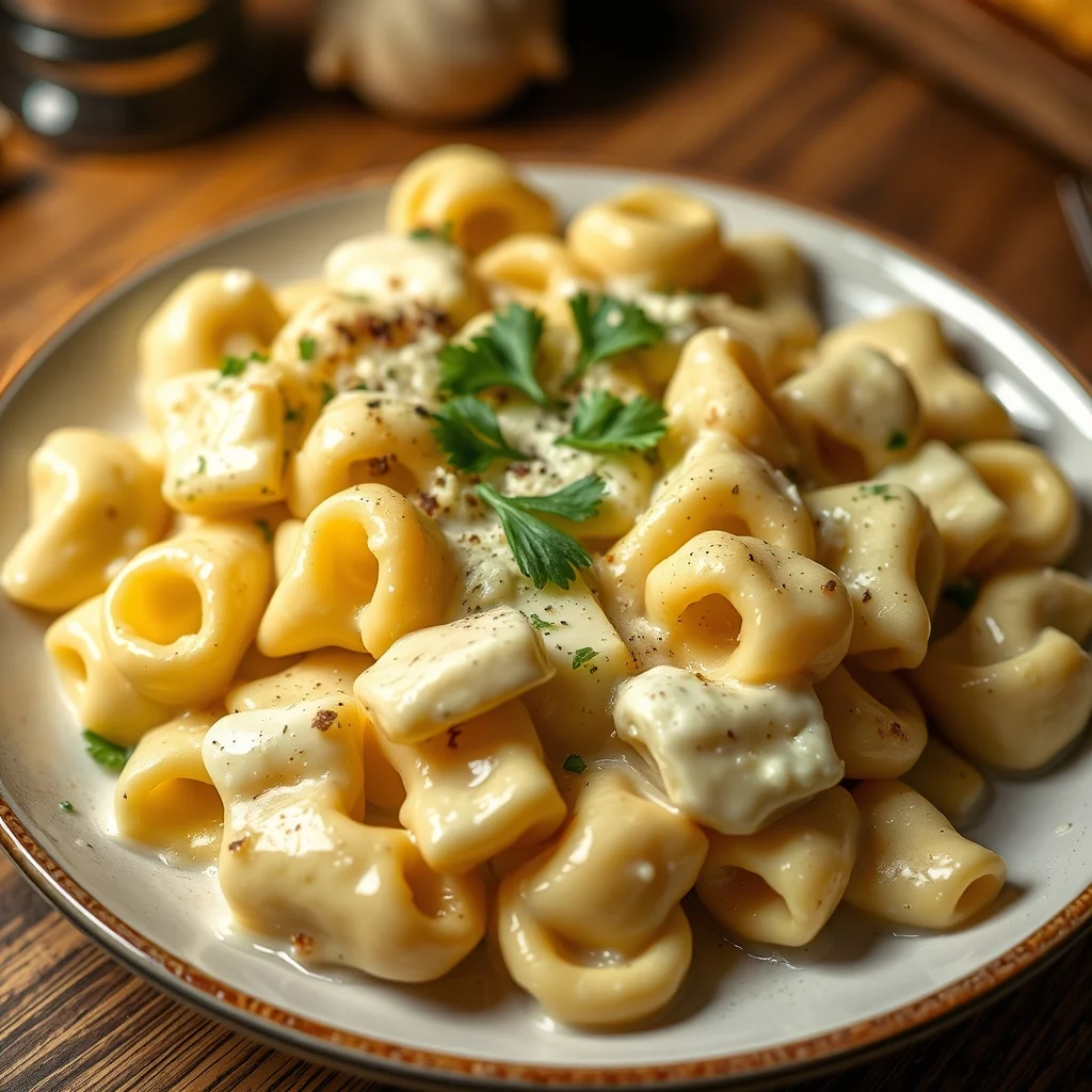Tortellini Alfredo Casserole